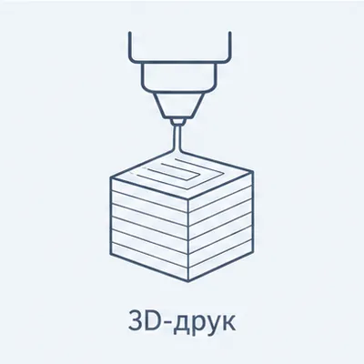 Ілюстрація технології: 3D-друк